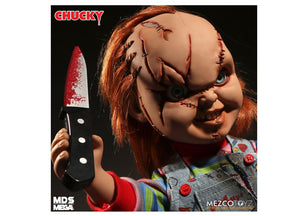 Talking Scarred Chucky - Bride of Chucky 3 - JPs Horror Collection