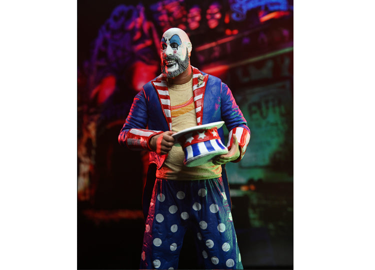 House of 1000 Corpses Captain Spaulding Tailcoat 20th Anniversary 7 Inch Action Figure 5 - JPs Horror Colelction