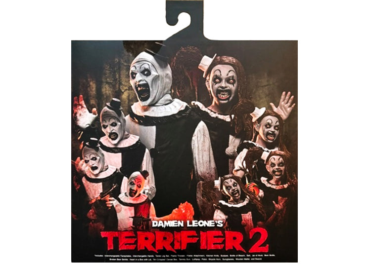 Terrifier 2 - Ultimate Art the Clown and The Little Pale Girl 7" Scale Action Figure 2-Pack