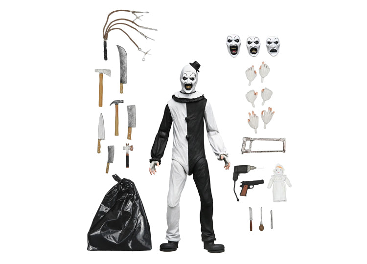 Terrifier Ultimate Art the Clown 7 Inch Scale Action Figure 1 - JPs Horror Collection