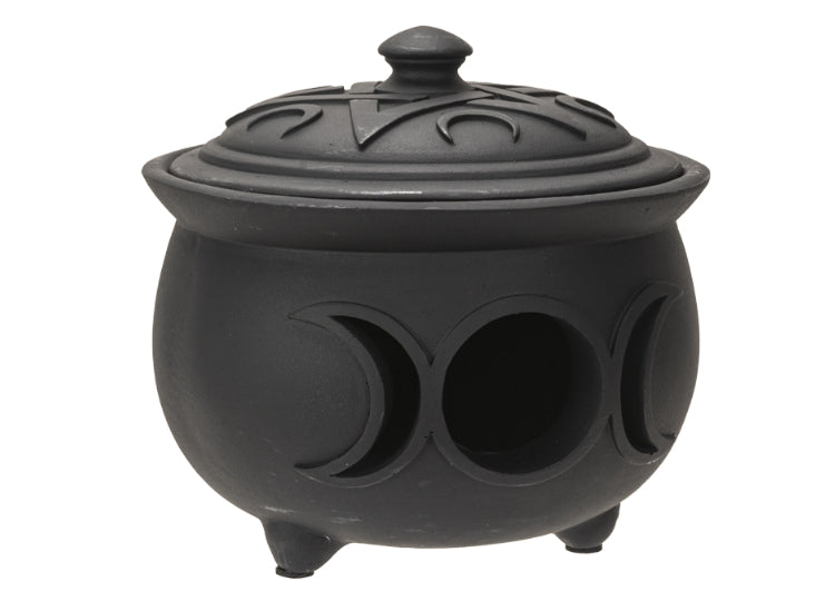 Triple Moon Cauldron Pot 2 - JPs Horror Collection