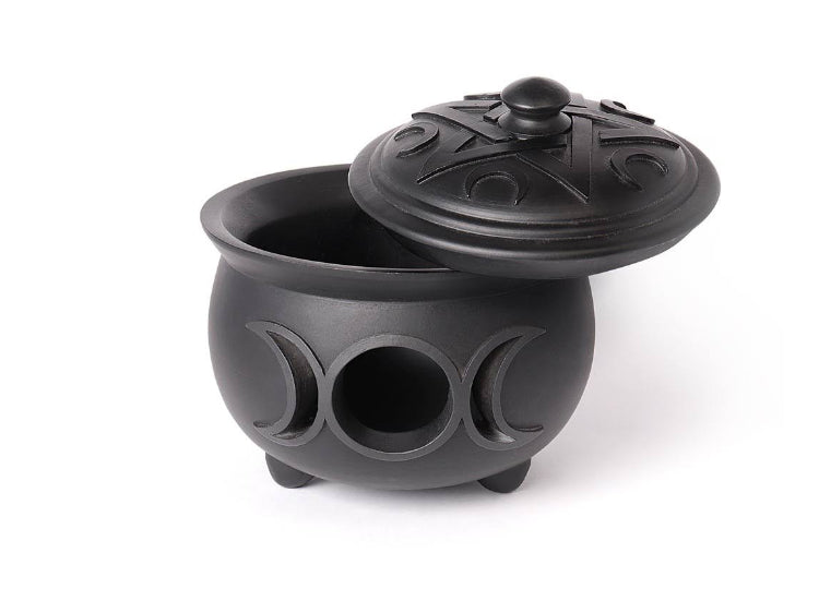 Triple Moon Cauldron Pot 5 - JPs Horror Collection