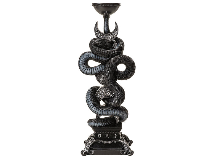 Triple Moon with Snake Candleholder 2 - JP's Horror Collection