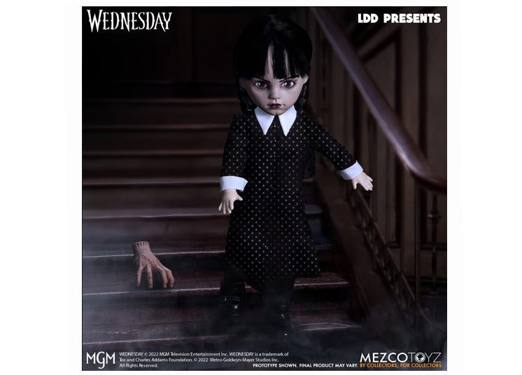 Wednesday Addams Doll Living Dead Dolls, 25 cm