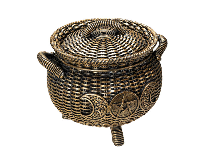 Wicker Triple Moon Cauldron 4 - JPs Horror Collection