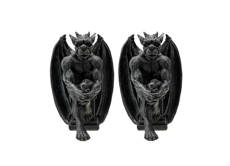 Winged Gargoyle Bookends