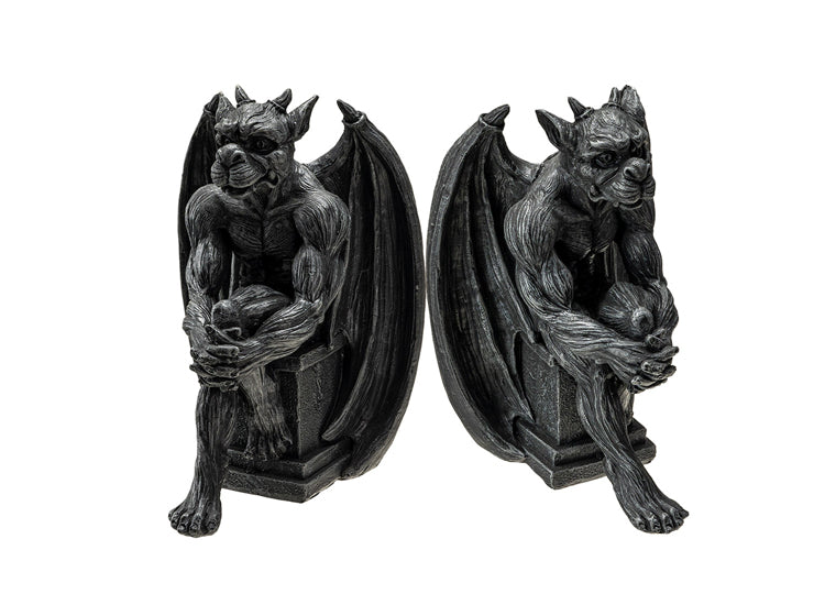 Winged Gargoyle Bookends