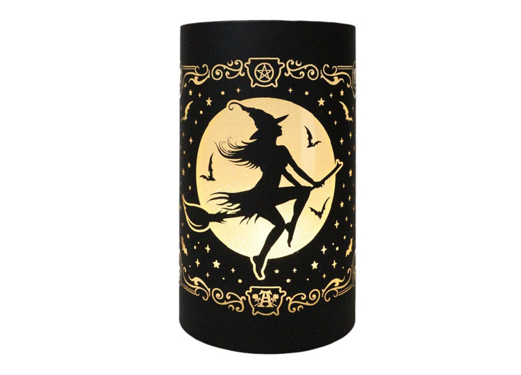 Witch By Moonlight LED Lantern 1 - JP's Horror Collection