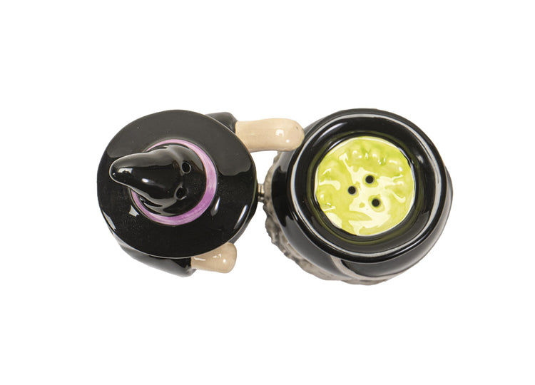 Witch and Cauldron Salt and Pepper Shakers 3 - JPs Horror Collection