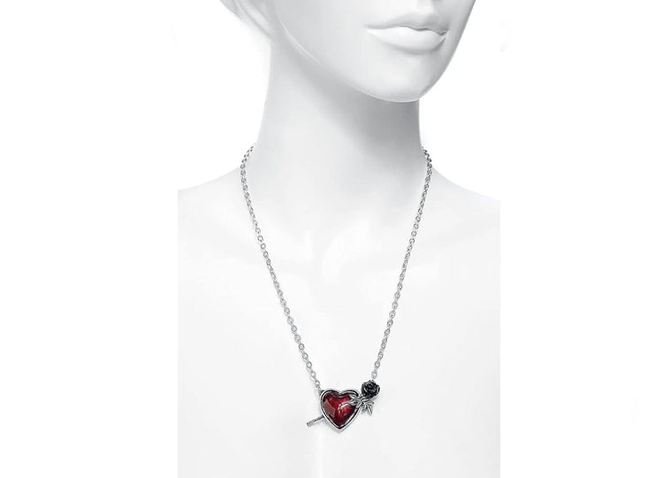 Alchemy England Wounded By Love Necklace Gothic Sacred Heart Pendant 3 - JPs Horror Collection
