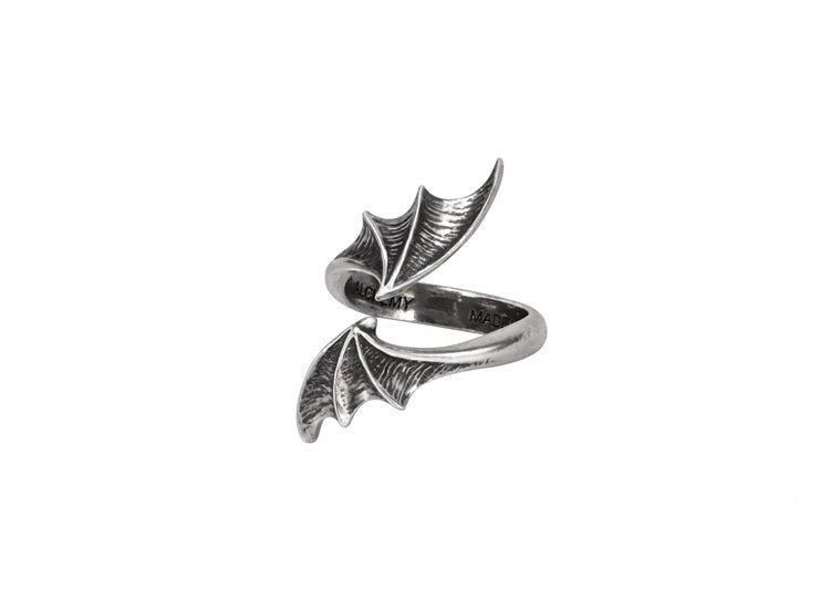Alchemy England A Night With Goethe Ring – Gothic Raven Skull Ring - JP's Horror