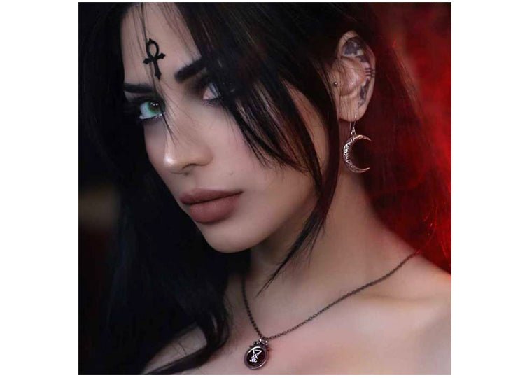 Alchemy England A Pact With A Prince Droppers – Gothic Devil & Dark Romance Earrings - JP's Horror