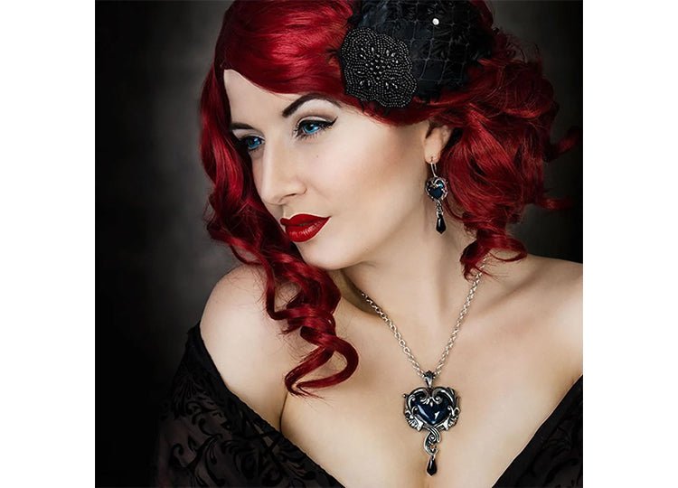 Alchemy England Affaire Du Coeur Necklace Gothic Heart Pendant Necklace - JP's Horror