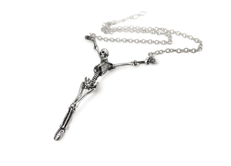 Alchemy England Alter Orbis Necklace Gothic Skeleton Pendant Necklace - JP's Horror