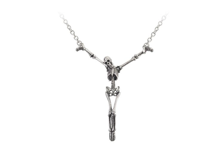 Alchemy England Alter Orbis Necklace Gothic Skeleton Pendant Necklace - JP's Horror