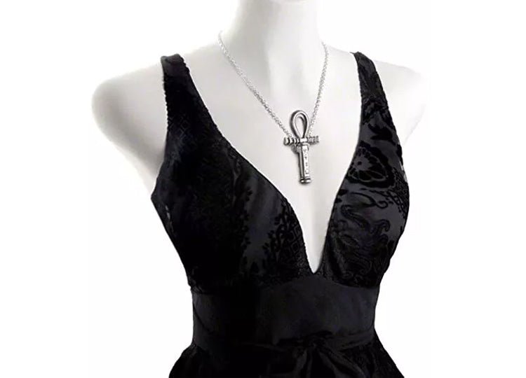 Alchemy England Ankh of the Dead Necklace Gothic Vampire Ankh Pendant - JP's Horror