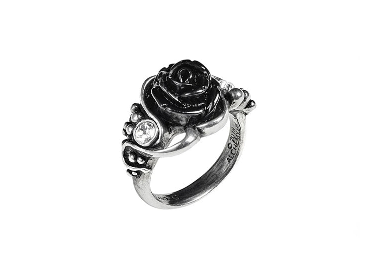 Alchemy England Bacchanal Rose Ring Gothic Rose Fine English Pewter Ring - JP's Horror