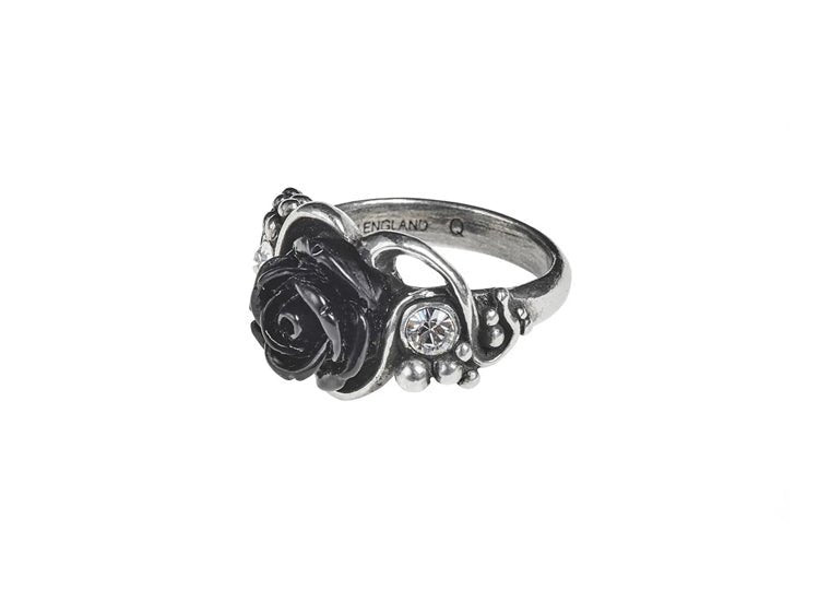 Alchemy England Bacchanal Rose Ring Gothic Rose Fine English Pewter Ring - JP's Horror