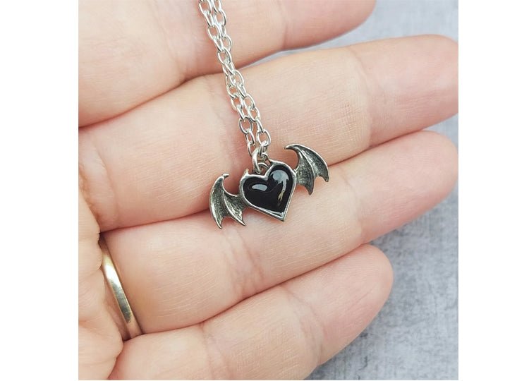 Alchemy England Blacksoul Bijou Pendant Necklace Gothic Black Rose Necklace - JP's Horror
