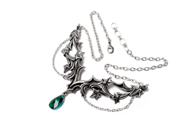 Alchemy England Churchyard Necklace Gothic Ivy Crystal Statement Necklace - JP's Horror