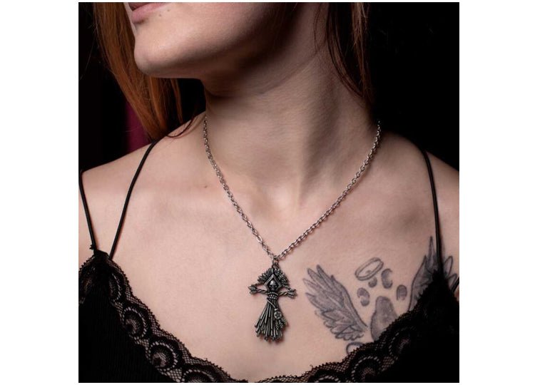 Alchemy England Corn Witch Necklace Gothic Pagan Harvest Pendant - JP's Horror