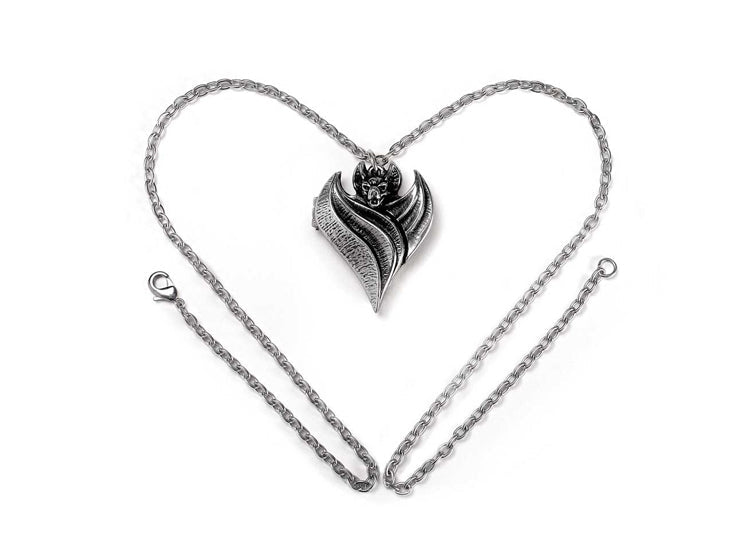 Alchemy England Darken Heart Necklace Gothic Sacred Heart Pendant - JP's Horror