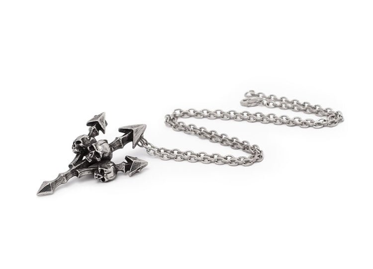 Alchemy England Deadly Trident Necklace Gothic Devil Trident Pendant - JP's Horror