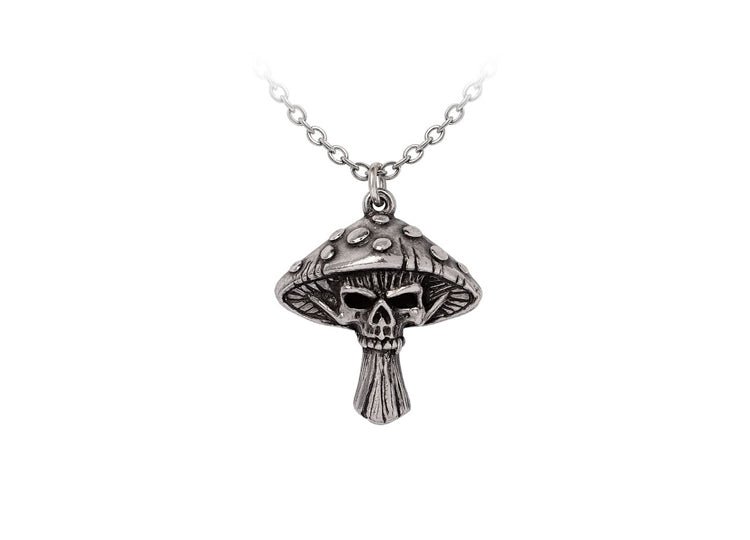 Alchemy England Death Cap Necklace Gothic Skull Mushroom Pendant Necklace - JP's Horror
