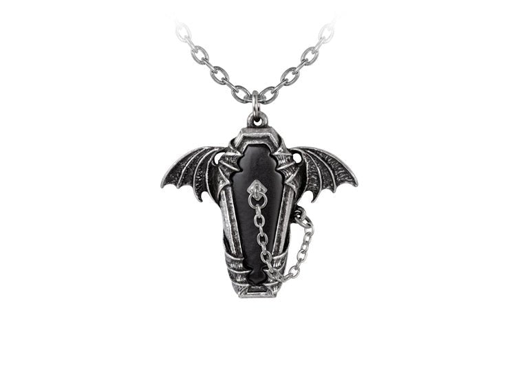 Alchemy England Eternal Sleep Necklace Gothic Vampire Coffin Pendant - JP's Horror