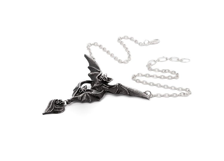 Alchemy England Evil Ution Necklace Gothic Bat Statement Necklace - JP's Horror