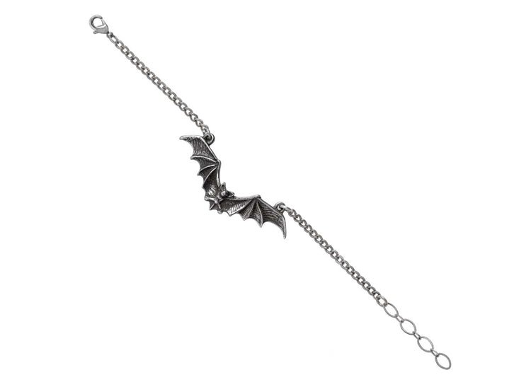 Alchemy England Gothic Bat Bracelet – Dark Gothic Jewelry & Alternative Bat Bangle - JP's Horror
