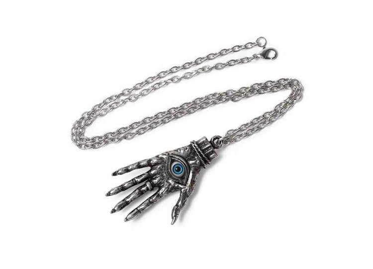 Alchemy England Hand of Glory Necklace Gothic Hamsa Eye Talisman Pendant - JP's Horror
