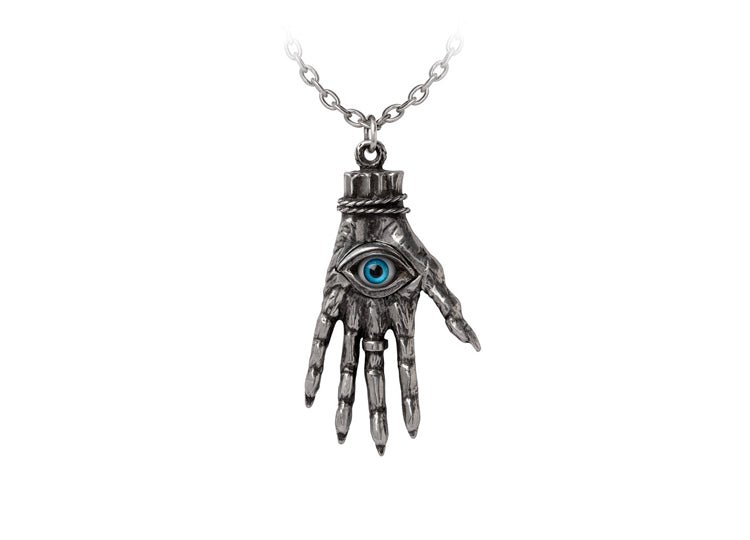 Alchemy England Hand of Glory Necklace Gothic Hamsa Eye Talisman Pendant - JP's Horror