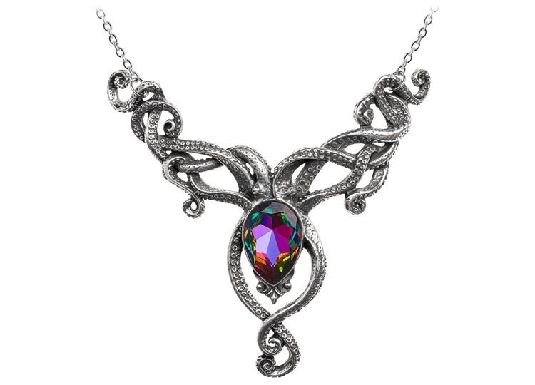 Alchemy England Kraken Necklace Gothic Giant Squid Crystal Statement Necklace - JP's Horror