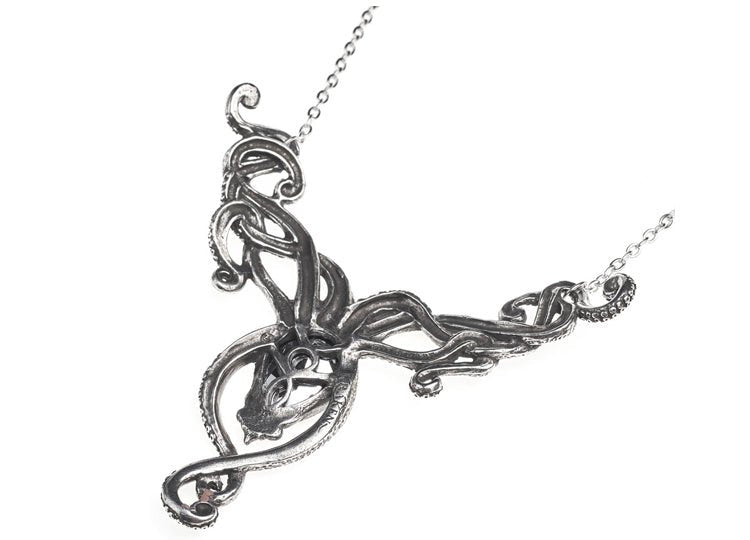 Alchemy England Kraken Necklace Gothic Giant Squid Crystal Statement Necklace - JP's Horror