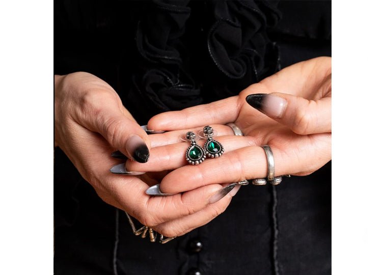 Alchemy England Lost Jewels of Paris Dropper Earrings Gothic Crystal Earrings - JP's Horror