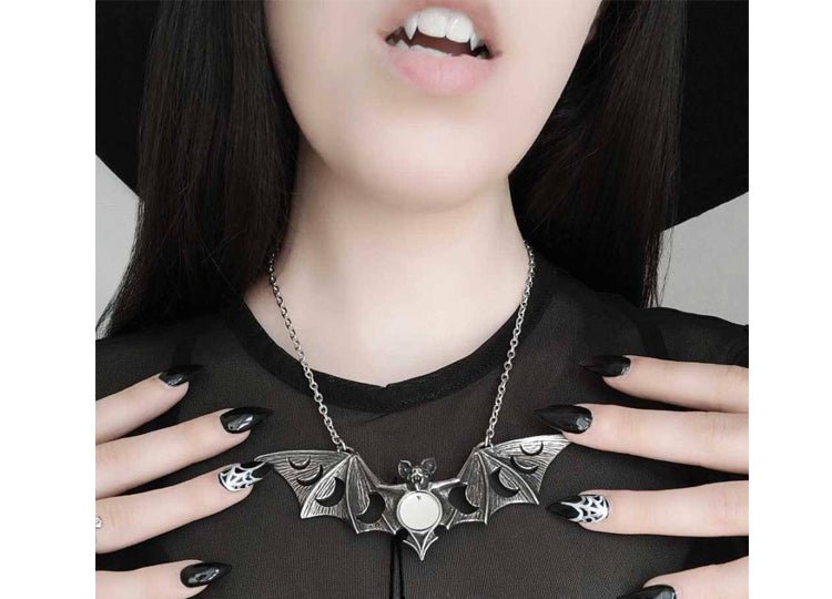 Alchemy England Lunaeca Necklace Gothic Moon Goddess Crystal Necklace - JP's Horror