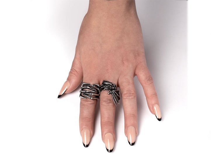Alchemy England Mrs. Mothersole’s Curse Ring – Gothic Witch & Occult Statement Ring - JP's Horror
