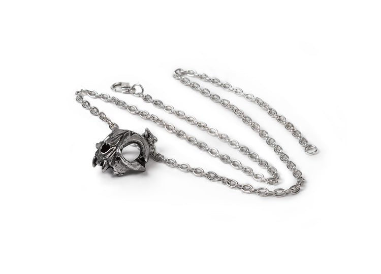 Alchemy England My Forever Friend Necklace Gothic Cat Memorial Heart Pendant - JP's Horror