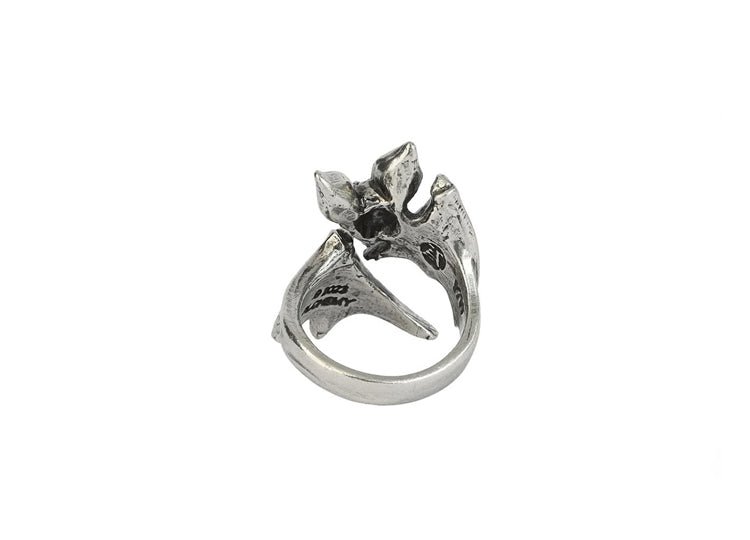 Alchemy England Nighthawk Ring – Gothic Bat & Nocturnal Statement Ring - JP's Horror