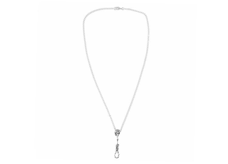 Alchemy England Noose Around Your Neck Necklace Gothic Skull and Hangman's Noose Pendant - JP's Horror