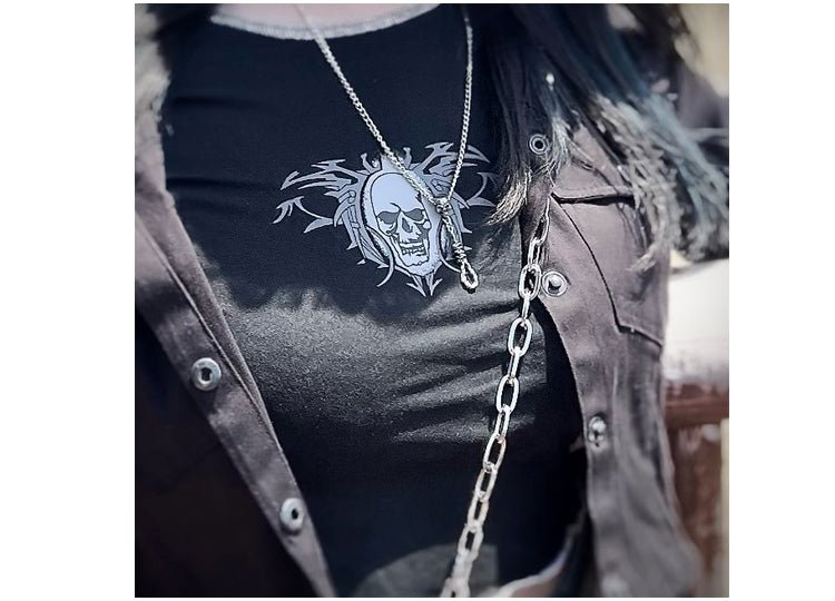 Alchemy England Noose Around Your Neck Necklace Gothic Skull and Hangman's Noose Pendant - JP's Horror
