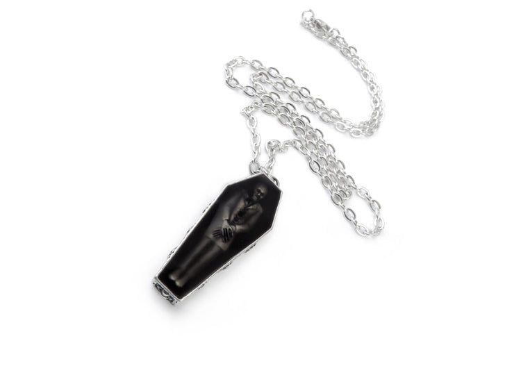 Alchemy England Nosferatu's Rest Necklace Gothic Count Orlok Coffin Pendant - JP's Horror