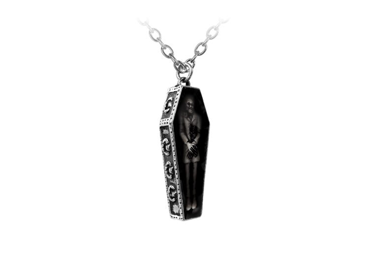 Alchemy England Nosferatu's Rest Necklace Gothic Count Orlok Coffin Pendant - JP's Horror