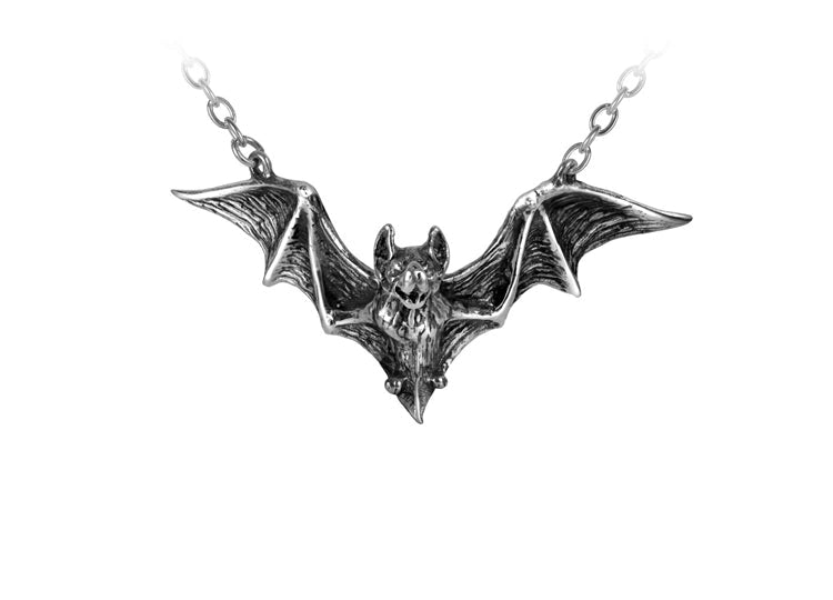 Alchemy England Om Strygia Necklace Gothic Vampire Bat Pendant - JP's Horror