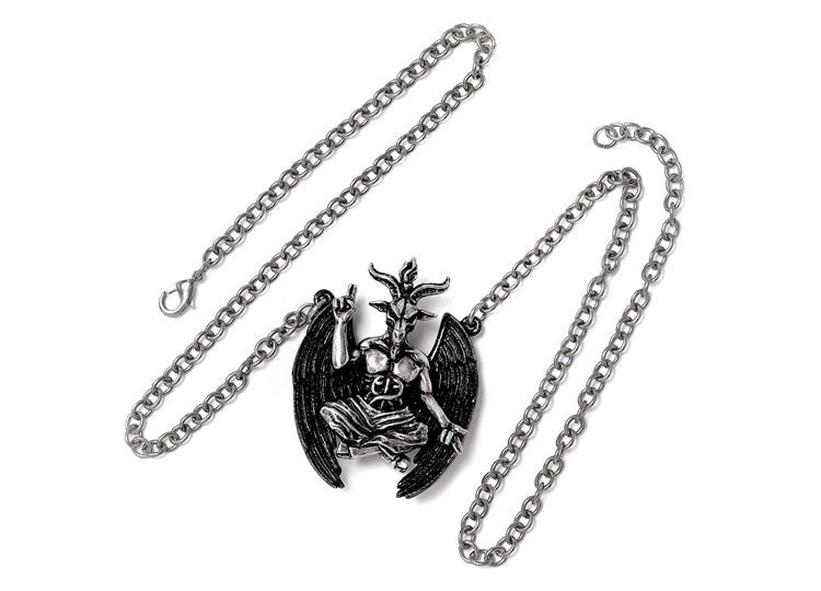 Alchemy England Personal Baphomet Necklace Gothic Baphomet Pendant Necklace - JP's Horror