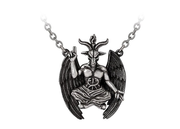 Alchemy England Personal Baphomet Necklace Gothic Baphomet Pendant Necklace - JP's Horror