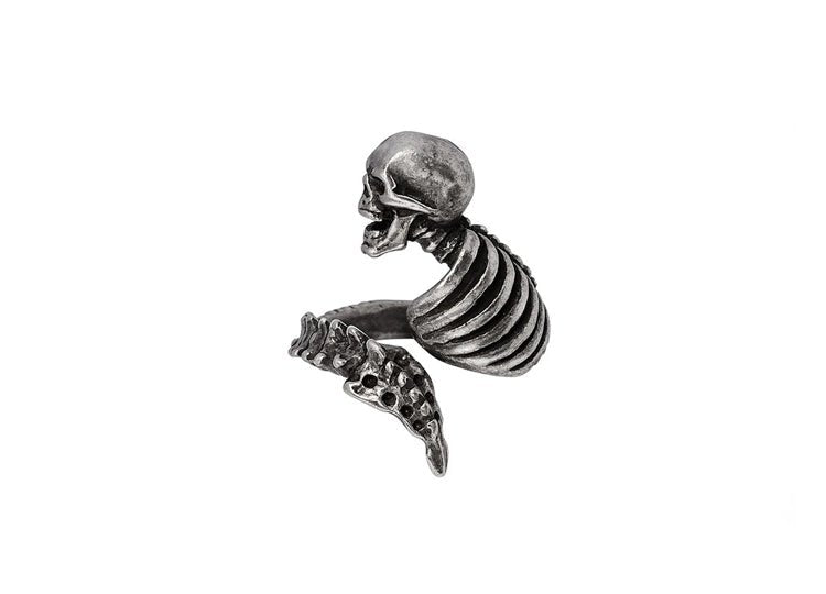 Alchemy England Resurrected Ring Gothic Skeleton Fine English Pewter Ring - JP's Horror