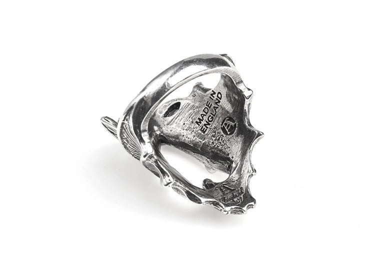 Alchemy England Stealth Ring Gothic Bat Fine English Pewter Ring - JP's Horror