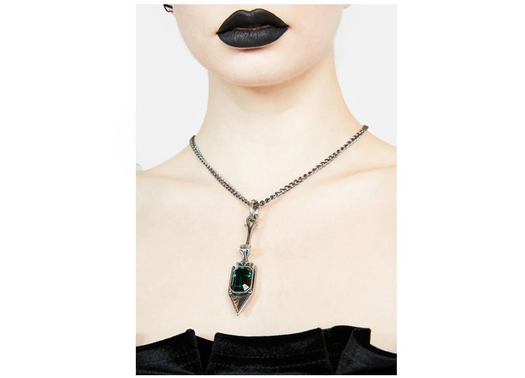 Alchemy England Sucre Vert Absinthe Spoon Pendant Necklace Gothic Absinthe Jewelry - JP's Horror